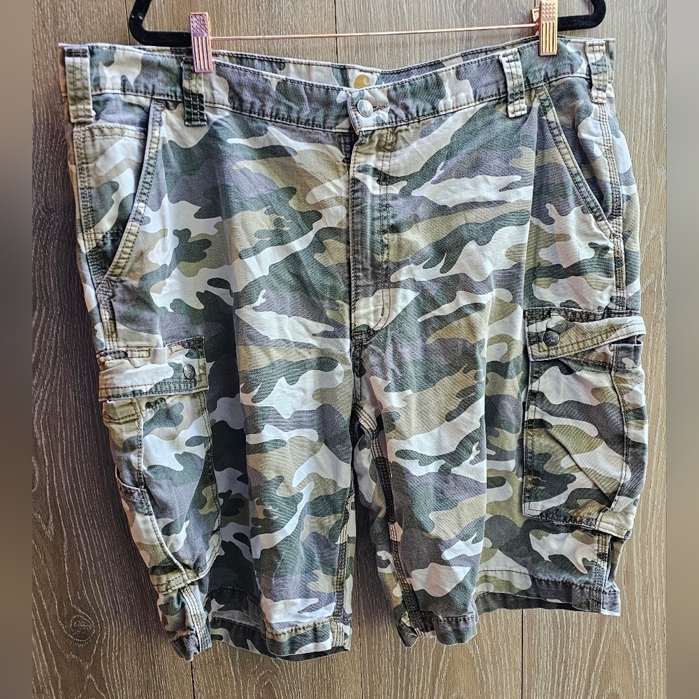 Carhartt Camouflage Cargo Shorts for Men